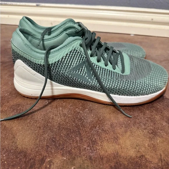 Reebok Women's Crossfit Nano 8.0 Flexweave, Industrial Green/Chalk Grey, 9.5 - Picture 4 of 5